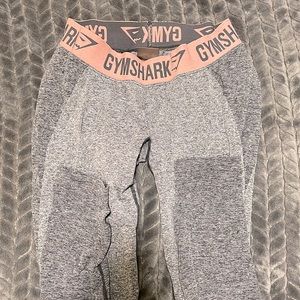 GymShark Grey and Pink Workout Leggings